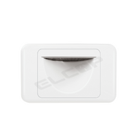 Flush Bullnose Wall Plate | A3 Series | Elcop