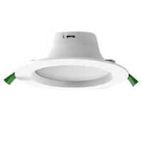 20W Tri Color Dimmable LED Shoplight | 200mm Cutout | HP Eclipse Series, Emerald Planet