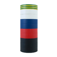 Electrical Tape Rainbow 19mm x 0.15mm x 20m | 10 Pack | Tuff Stuff